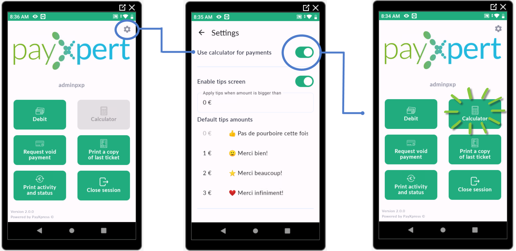 calculator-payxpert-support